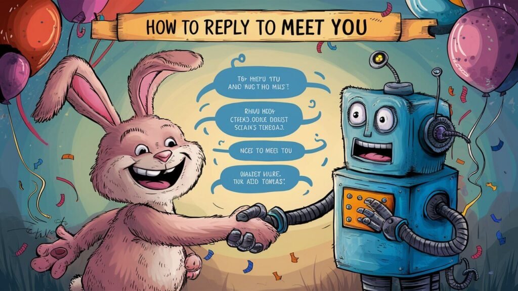 How to Reply 'Nice to Meet You